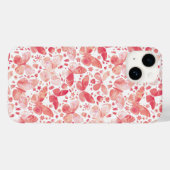 Waterverf vlinder roze Case-Mate iPhone case (Achterkant (horizontaal))