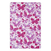 Waterverf vlinder roze mini klembord (Achterkant)