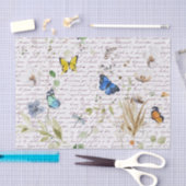 Waterverf vlinderbloemontkoppeling tissuepapier (Craft)