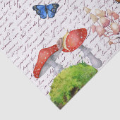 Waterverf vlinderdeeg paddenstoel tissuepapier (Detail)