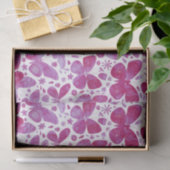 Waterverf vlinderroze tissuepapier (Geschenk)