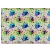 Waterverf vlinders glassnijplank snijplank (Voorkant)