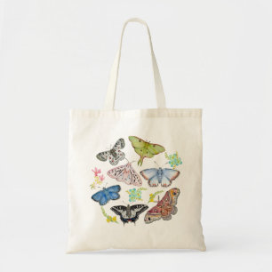 Waterverf Vlinders in Vlucht Tote Bag