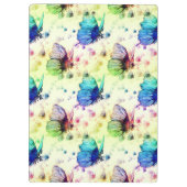 Waterverf Vlinders Klembord (Achterkant)