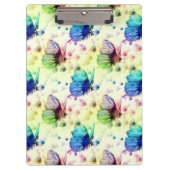 Waterverf Vlinders Klembord (Voorkant)