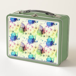 Waterverf Vlinders Lunchbox