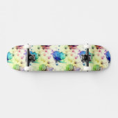 Waterverf Vlinders Skateboard (Horizontaal)