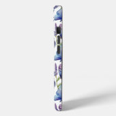 Waterverf Vlinders Wisteria Bloem Monogram Case-Mate iPhone Case (Achterkant / Links)