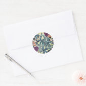 Waterverf Vloertuin Ronde Sticker (Envelop)