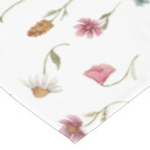 Waterverf Vluchtbloempatroon Tafelkleed (Gekanteld)