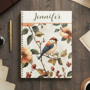  Waterverf vogelbloemen Planner