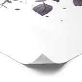 Waterverf vogelfamilie met kinder#5 poster (Hoek)