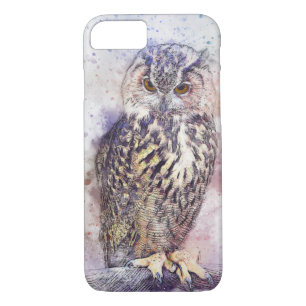 Waterverf vogelgriep iPhone 8/7 Hoesjes