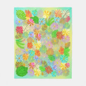 WATERVERF VOOR ASTER- EN CONE-STROMEN EN TROPISCHE FLEECE DEKEN (Voorkant)