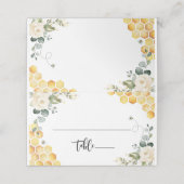 Waterverf voor de bruiloft van bijen (Buitenkant ongevouwen)