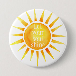 Waterverf voor het aanzetten van sol ronde button 7,6 cm