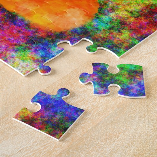 Waterverf voor het afdrukken van dubbele pagina's legpuzzel (Zijkant)