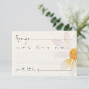 Waterverf voor het recept voor wilde bloemen