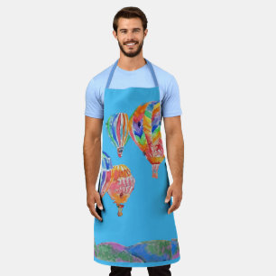 Waterverf voor luchtballon Dads Kitchen Apron Schort