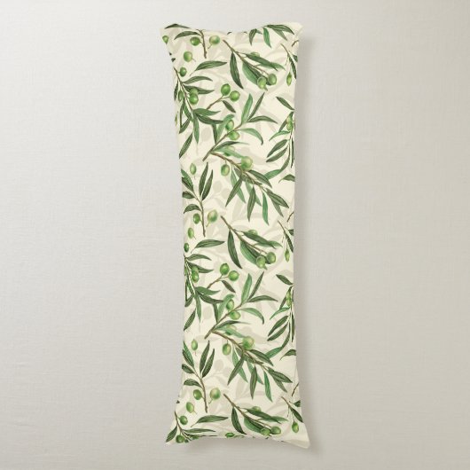 Waterverf voor olijfbijkantoren lichaamskussen (Voorkant Verticaal)