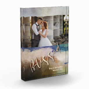 Waterverf voor weddenschap BLESSED Fotoblokken