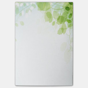 Waterverf voorjaarsbladeren post-it® notes