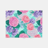Waterverf voortuin 2 fleece deken (Voorkant (Horizontaal))