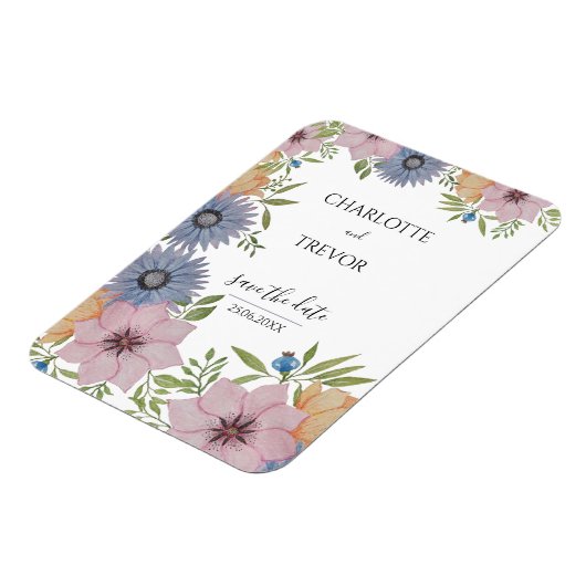 Waterverf voortuin magneet (Linkerzijde)