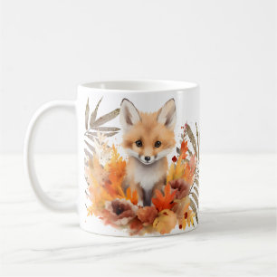 Waterverf Vos Rustieke Herfst Koffiemok