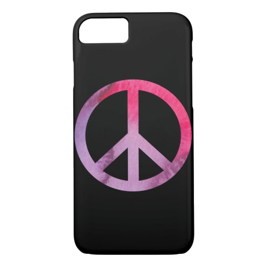 Waterverf vredesbord Case-Mate iPhone case (Achterkant)