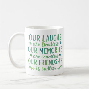 Waterverf Vriendschapsquote Koffiemok
