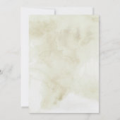 Waterverf Vrijgezellenfeest kerstavond Kaart (Achterkant)