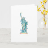 WATERVERF VRIJHEIDSBEELD KAART (Gele Bloem)