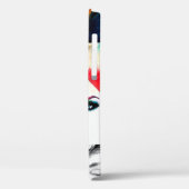 Waterverf vrouw portretpatroon Case-Mate iPhone case (Achterkant / Links)