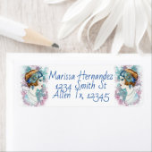 Waterverf  vrouwen etiket (Insitu)