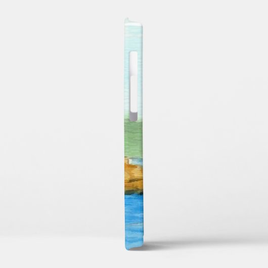 Waterverf vuurtoren Case-Mate iPhone case (Achterkant / Links)