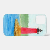 Waterverf vuurtoren Case-Mate iPhone case (Achterkant (horizontaal))