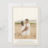 Waterverf vuurtoren nautische kust bruiloft kaart (Achterkant)