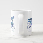 Waterverf walvis - Ik walgelijk altijd van je Extra Grote Beker (Achterkant)