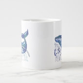 Waterverf walvis - Ik walgelijk altijd van je Extra Grote Beker (Voorkant)