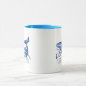 Waterverf walvis - Ik walgelijk altijd van je Mok (Midden)