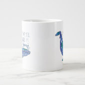 Waterverf walvis - Liefde zo groot als de oceaan Extra Grote Beker (Voorkant)