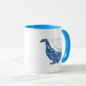 Waterverf walvis - Liefde zo groot als de oceaan Mok (Voorkant rechts)