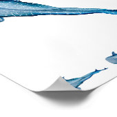Waterverf walvishaai poster (Hoek)