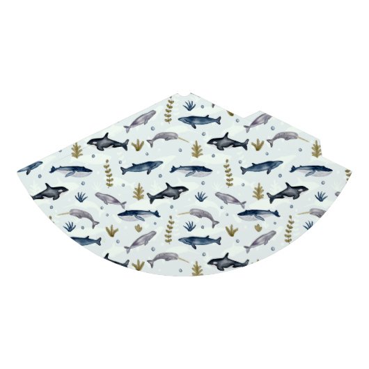 Waterverf walvisverhaal feesthoedjes (Voorkant)