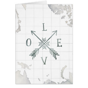 Waterverf Wanderlust Adventure III   Liefde