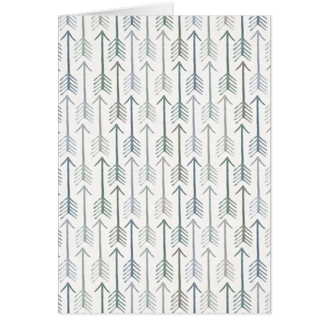 Waterverf Wanderlust Arrow Pattern (Voorkant)