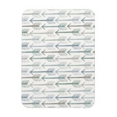 Waterverf Wanderlust Arrow Pattern Magneet (Verticaal)