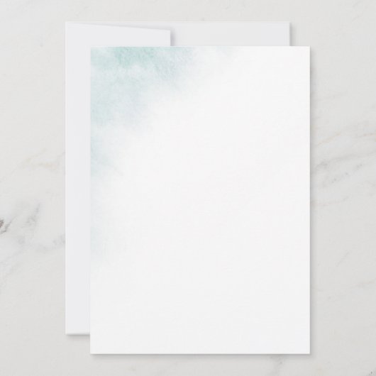 Waterverf was | Blauw dat wij opnieuw stemmen Kaart (Achterkant)