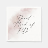 Waterverf was | Blush Donut Mind als ik dat doe Servet (Voorkant)